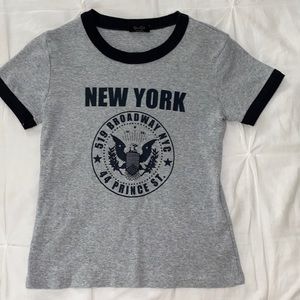 John Galt New York baby tee